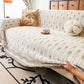 Striped Floral Chenille Sofa Throw Blanket - image 2