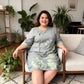 Ginkgo Leaf Inspired Cotton Gauze Nightdress - image 5