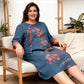 Cherry Blossom Inspired Cotton Gauze Nightdress - image 4