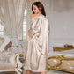 Floral Print Lace Nightgown Robe - image 1