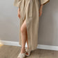 Polka Dot Print Cotton Long Robe - image 14