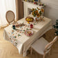  Christmas-inspired Jacquard Beige Tablecloth - image 1