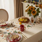  Christmas-inspired Jacquard Beige Tablecloth - image 3