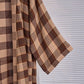 Classic Plaid Cotton Gauze Kimono Robe - image 7