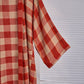 Classic Plaid Cotton Gauze Kimono Robe - image 3