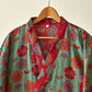 Plum Blossom Cotton Gauze Kimono Robe - image 13