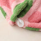 Yarn-dyed Tulip Cotton Hair Towel Wrap - image 4