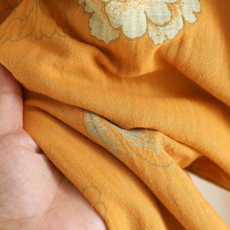 Ownkoti Oriental Style Peony Cotton Pajama Set - image 13