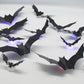 Halloween 3D LED Bat Glitter Wall Decoration - image 7