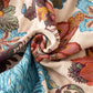 Tropical Leaf Floral Tassel Cotton Quilt - image 3