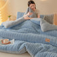 Waffle Jacquard Warm Plush Blanket - image 4