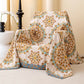 Exotic Vintage Floral Cotton Gauze Quilt - image 3