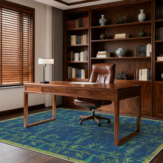 Rural Bamboo Foldable Soft Area Rug - 61" x 96" - image 0