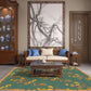 Pastoral Ginkgo Leaf Anti-slip Foldable Rug - image 2
