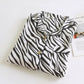 Modern Zebra-striped Cotton Gauze Pajama Set - image 3