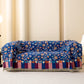 Rustic Blue Floral Cotton Gauze Quilt - image 2