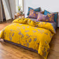Ginkgo Leaf Jacquard Cotton Bedding Set(4PCS) - image 1