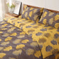 Ginkgo Leaf Cotton Reversible Bedding Set(4PCS) - Grey - Bedding Set - Queen - image 1