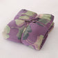 Natural Ginkgo Leaf Cotton Sheet Coverlet - Dark Purple - 2PCS Pillowcases - 19" x 29" - image 7
