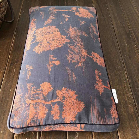 Landscape Tree Cotton Gauze Pillowcase - Dark Purple - 13" x 23" - image 0