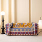 Vintage Floral Frame Cotton Gauze Quilt - image 4