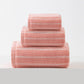 Pure Cotton Soft Bath Towel Set (3-Pack) - Pink - 3pc Set - 13" x 13"+13" x 29"+20" x 35"+28" x 55" - image 10