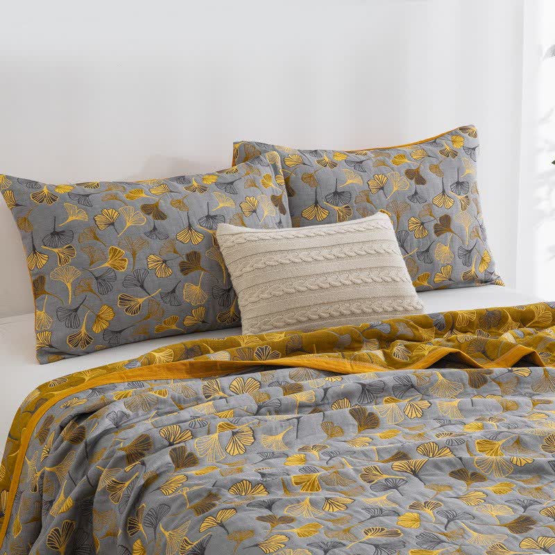 Ginkgo Biloba Organic Cotton Quilt - image 56