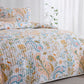 Floral Paisley Quilted Cotton Bedding Set(3PCS) - image 3