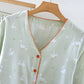 Cartoon Duck Cotton Gauze Loungewear Set - image 2