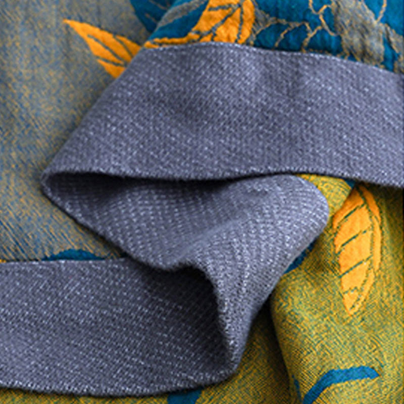 Ownkoti Olive Flower Printed Cotton Quilt - image 3