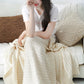 Ownkoti Solid Color Cotton Sofa Knit Blanket - image 16