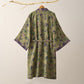 Ginkgo Biloba Cotton Gauze Kimono Robe - image 29