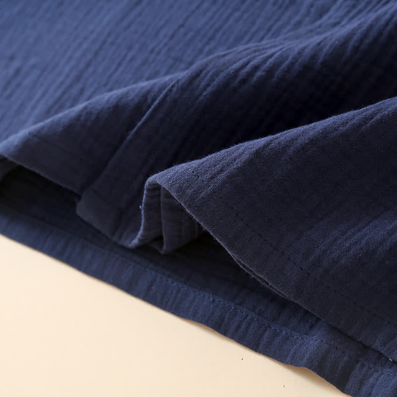 Ownkoti Unisex Minimalist Cotton Gauze Kimono Bathrobe - image 9