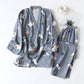 Matching Cat Kimono Cotton Gauze Loungewear - image 15