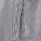 Minimalist Solid Flannel Plush Robe - image 7