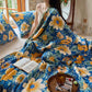 Ownkoti Bright Daisy Cotton Gauze Tassel Quilt - image 4
