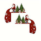 Santa Christmas Tree Door Corner Decoration - image 5