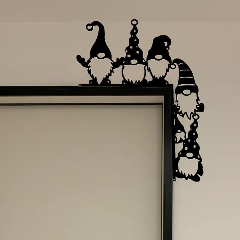 Whimsical Gnome Christmas Door Corner Decor  - image 3