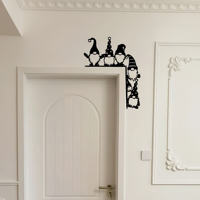 Whimsical Gnome Christmas Door Corner Decor  - image 5