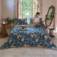 Ownkoti Vibrant Floral Bird Tassel Cotton Quilt - image 3