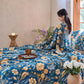 Ownkoti Vibrant Floral Bird Tassel Cotton Quilt - image 6