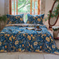 Ownkoti Vibrant Floral Bird Tassel Cotton Quilt - image 2
