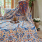 Ownkoti Vintage Bird Cotton Gauze Tassel Blanket - image 6