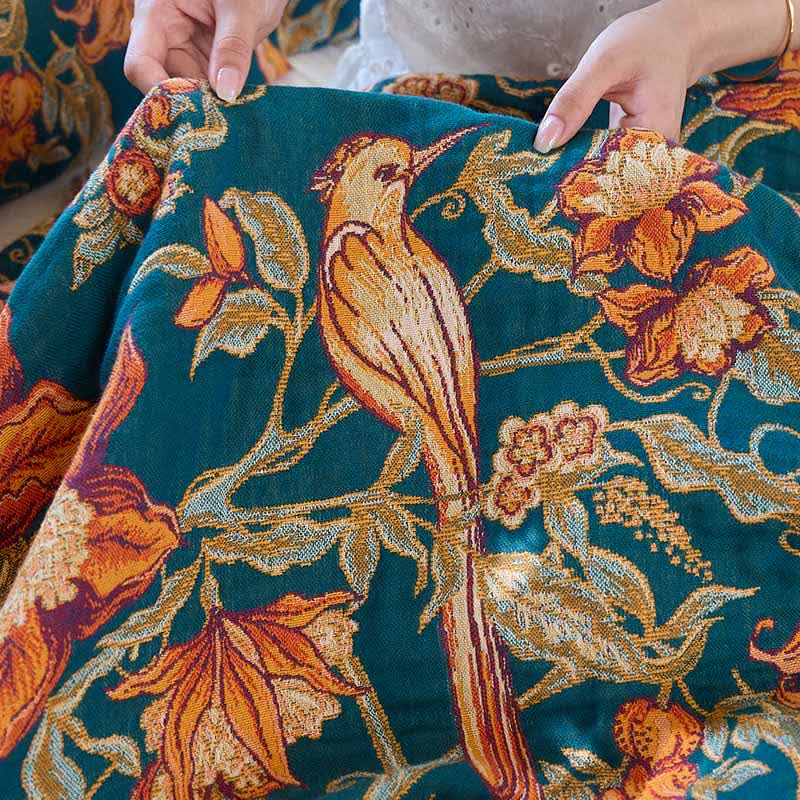 Ownkoti Luxurious Floral Cotton Tassel Quilt - image 10