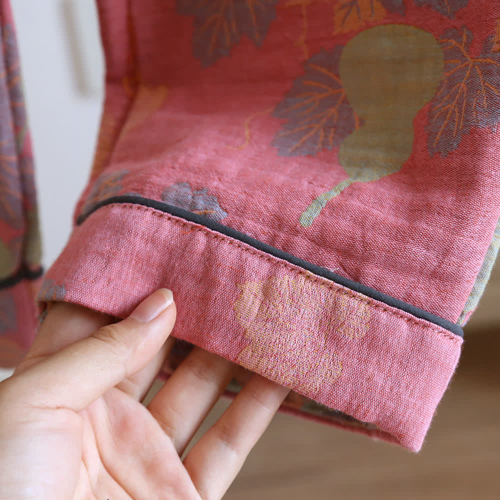 Gourd Cotton Long Sleeves Pajama Set - image 6