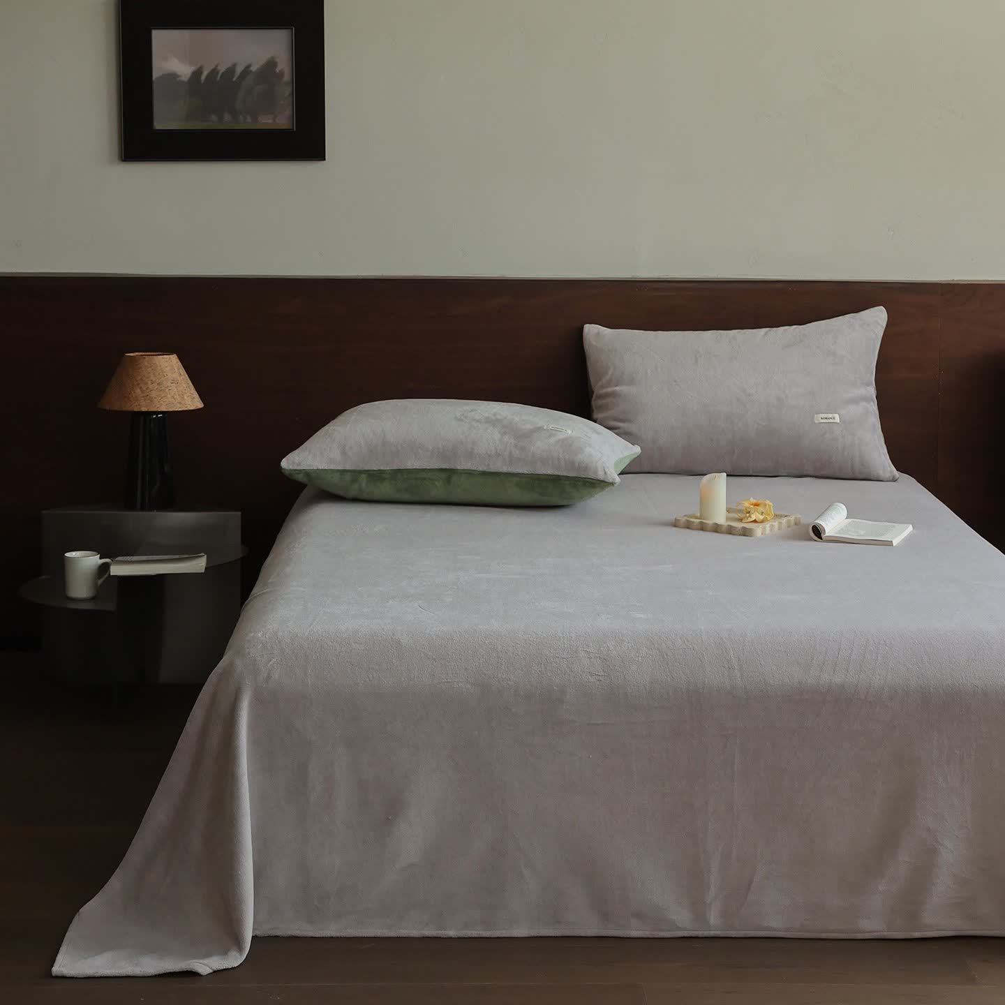 Ownkoti Solid Color Warm Fluffy Coverlet - image 21