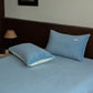 Ownkoti Solid Color Warm Fluffy Coverlet - Blue - 2PCS Pillowcases - 19" x 29" - image 4