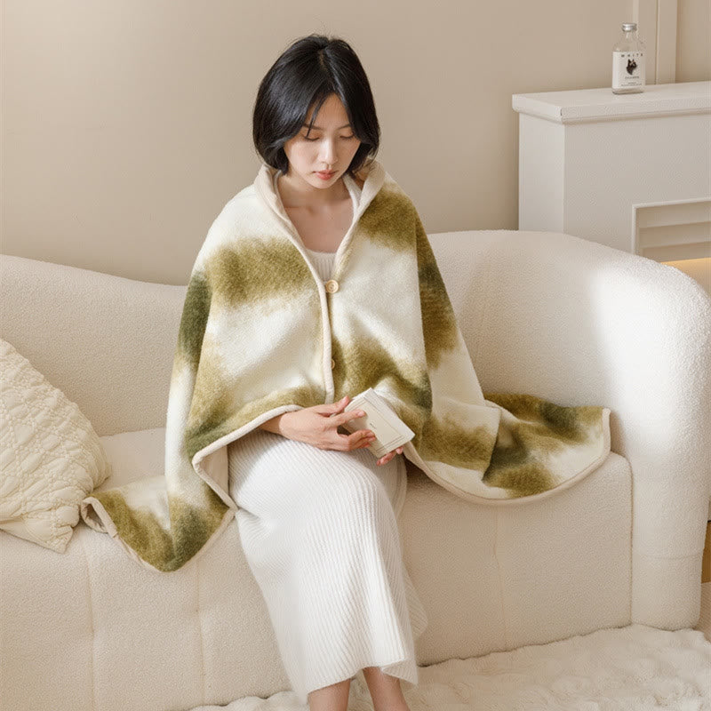 Cozy Hooded Wearable Shawl Blanket - image 5
