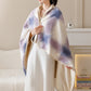 Cozy Hooded Wearable Shawl Blanket - Purple - 33" x 55" - image 13