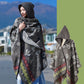 Vintage Paisley Hooded Cape Shawl - image 3